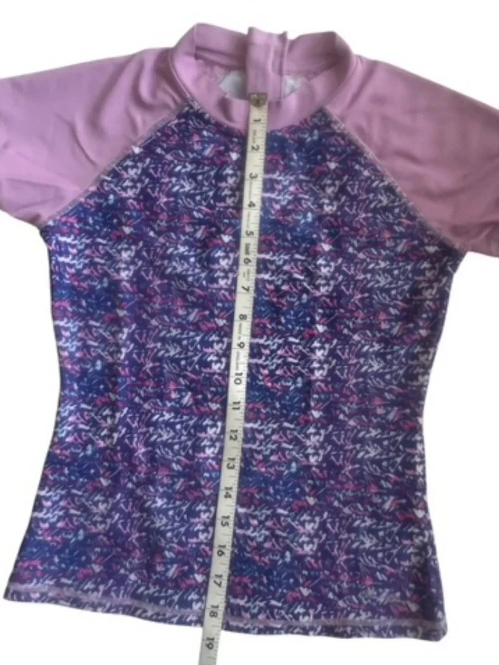 Eddie Bauer Zip RASH GUARD Girl's Medium